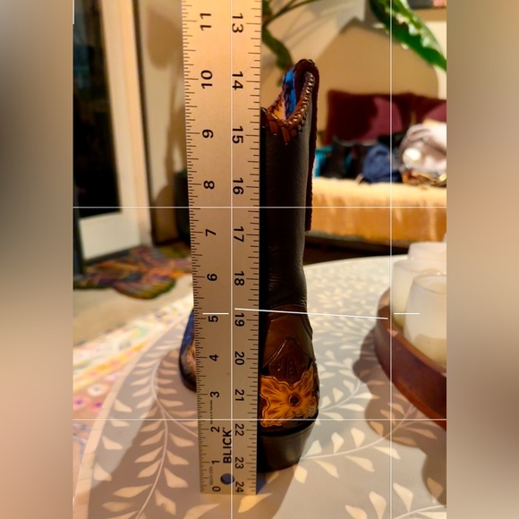 Old Gringo Wyoming Rare Hand Tooled Western Boot in Size 7. NIB - Picture 9 of 14